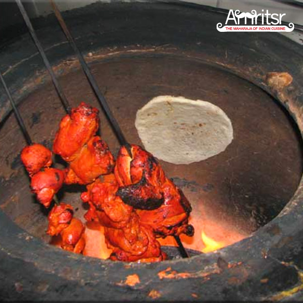 refrigerated chicken tikka in tandoor