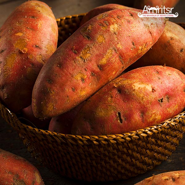 Sweet Potatoes in a bucket